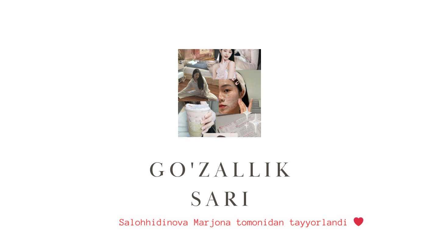 Goʻzallik sari pdf kitobi 1