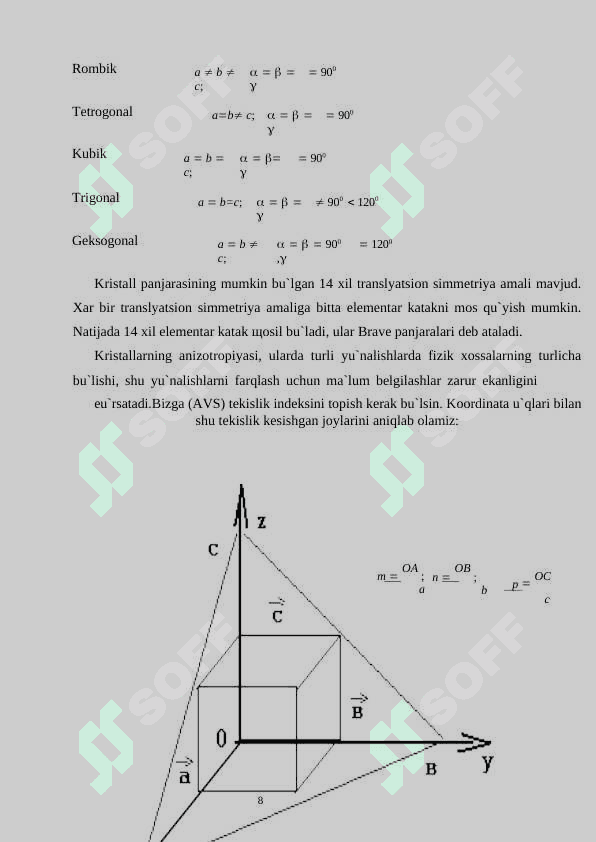 JISMLARNING MEXANIK XOSSALARI 8