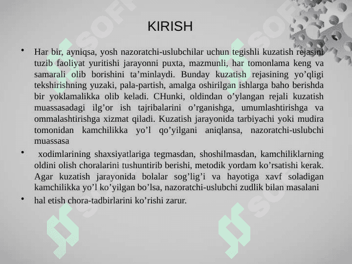 Maktabgacha ta’lim Tashkilotlarini frontal yalpi tekshirishnin asosiy yoʻllari 2