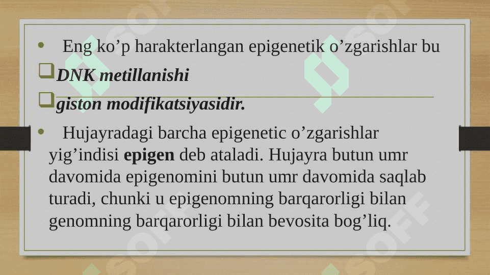 Epigenomika 5