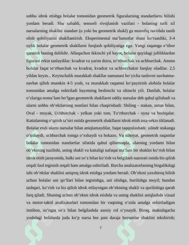Tayoqchalardan  figuralar  xosil  qilish  geometrik  shakllar rasmini chizish didaktik o‘yinlar texnologiyasi. 7