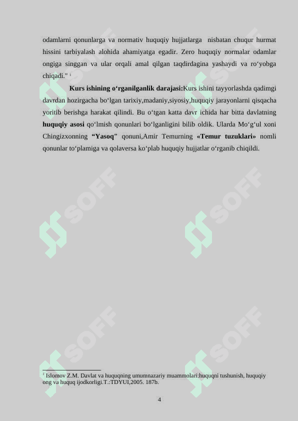 DAVLATCHILIK VA HUQUQIY MADANIYAT TARIXIDAN 4