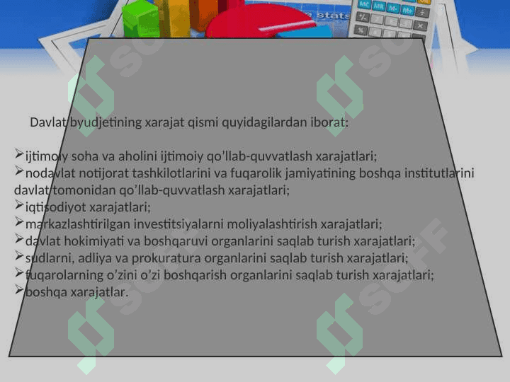 Davlat byudjeti xarajatlari ijrosi hisobi 4