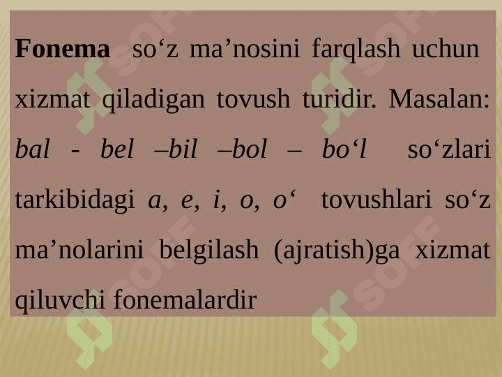 Fonetika haqida umumiy ma’lumot. Nutq tovushlari va ularning tasnifi. 7