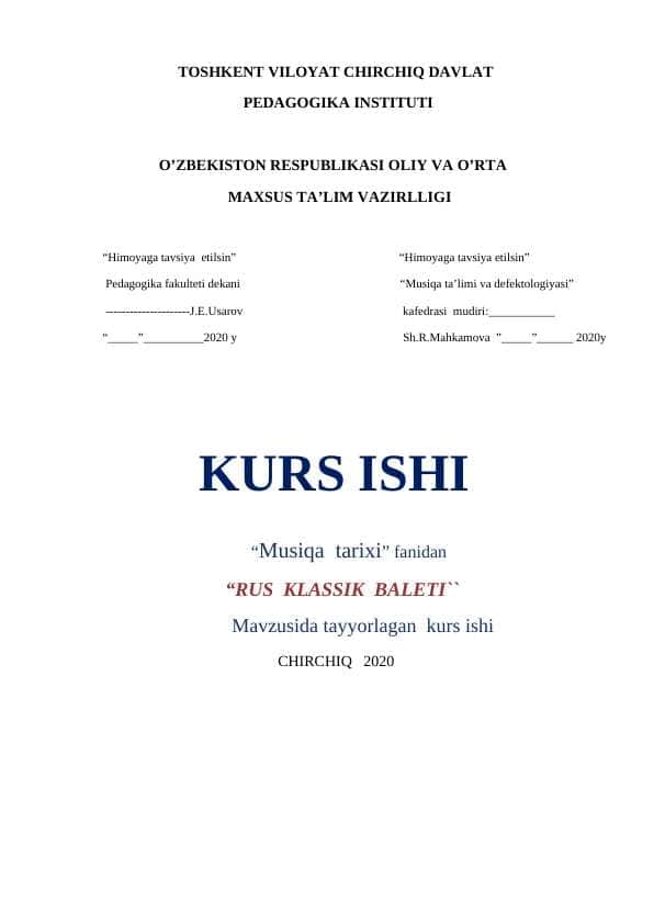 RUS  KLASSIK  BALETI 1