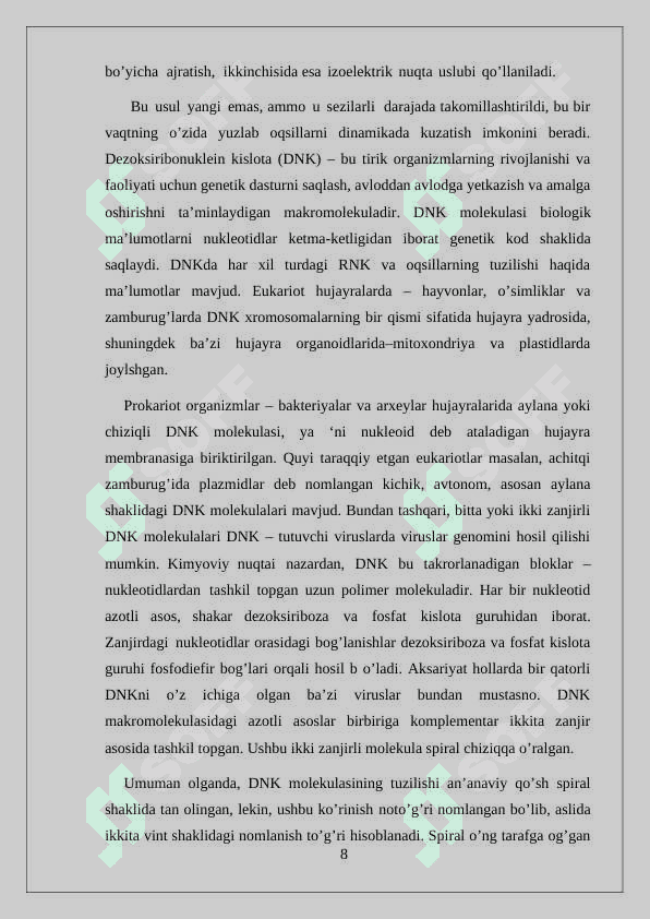 GENOMLARDAGİ  OQSİL  STRUKTURASINI ANIQLASH 8
