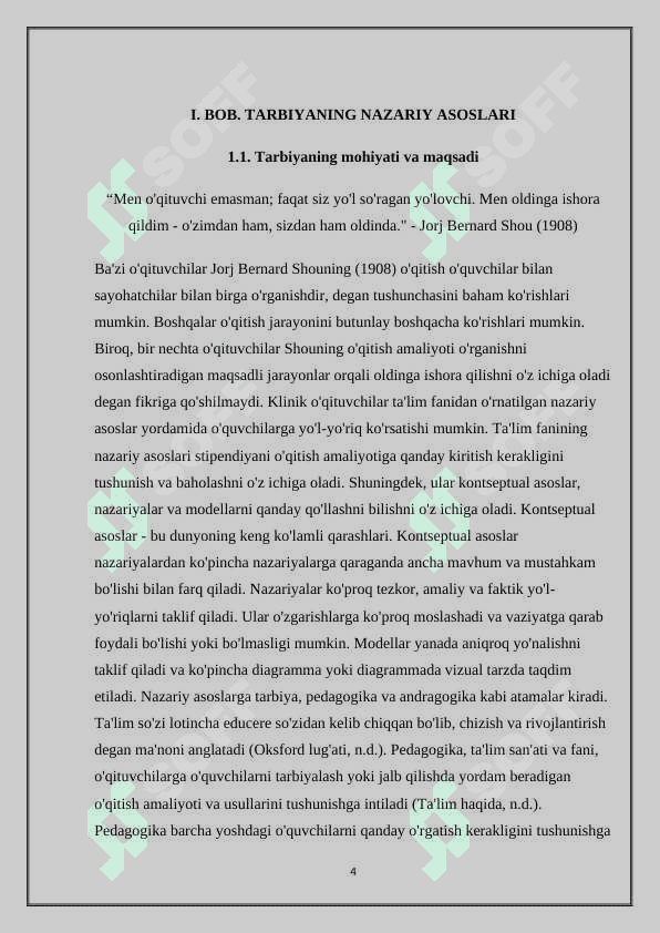 Tarbiyaning o'ziga xos xusiyatlari 4