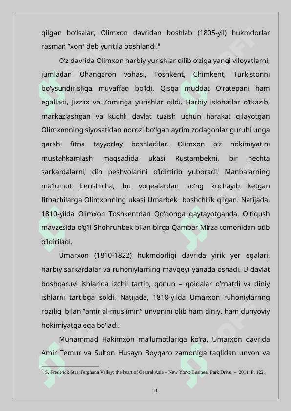 Qoʻqon xonligida davlat boshqaruvi 8