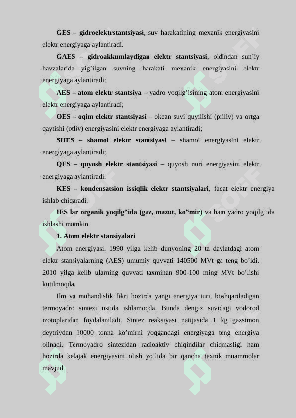 Atom elektr stansiyalari (aes) 3