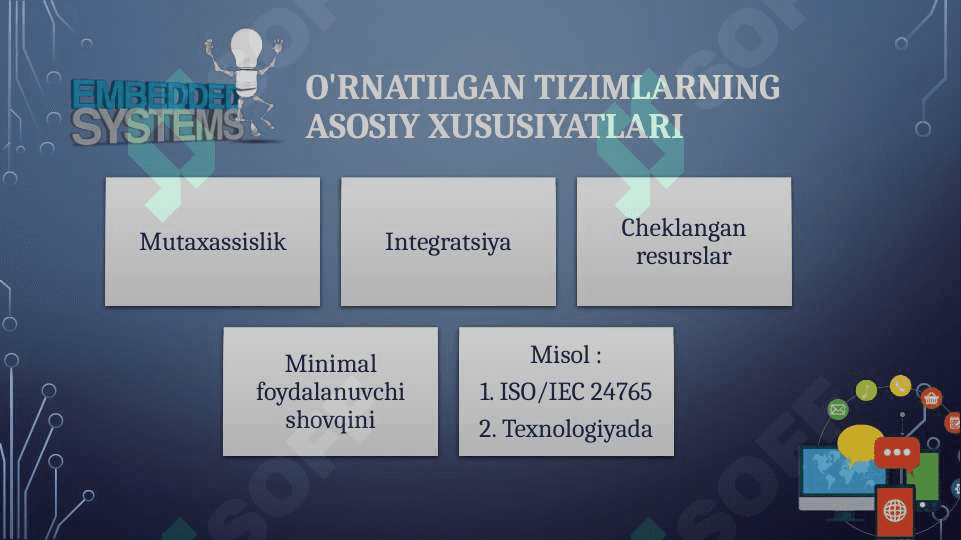O'rnatilgan tizimlar faniga kirish 4