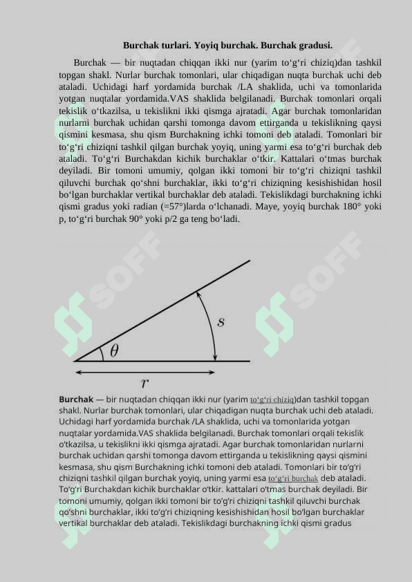 BURCHAK TURLARI 2