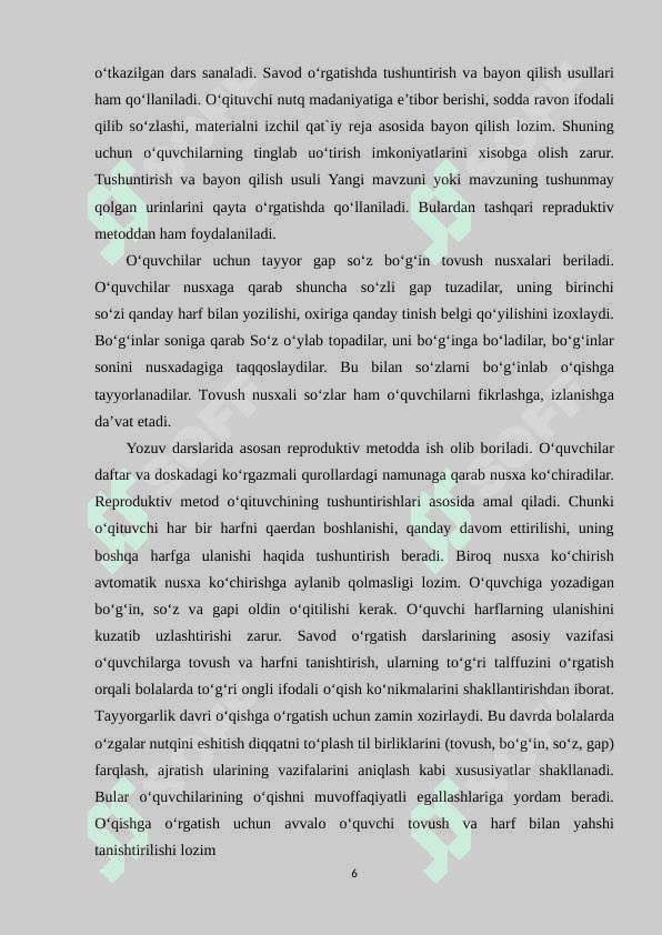 Boshlangʻich sinflarda imloviy sezgirlikni oʻstirish 5
