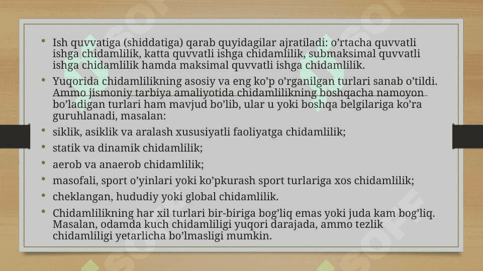 MAXSUS CHIDAMLILIKNING BAZI BIR TURLARINI TARBIYALASH METODIKASINING XUSUSIYATLARI 8