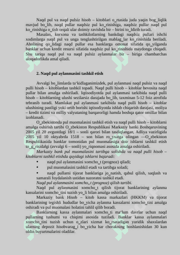 PUL AYLANMASI VA UNING TARKIBI 3