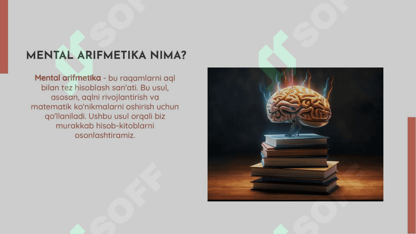 MENTAL ARIFMETIKA: MISOLLAR BILAN TANISHUV VA AMALIYOT 3