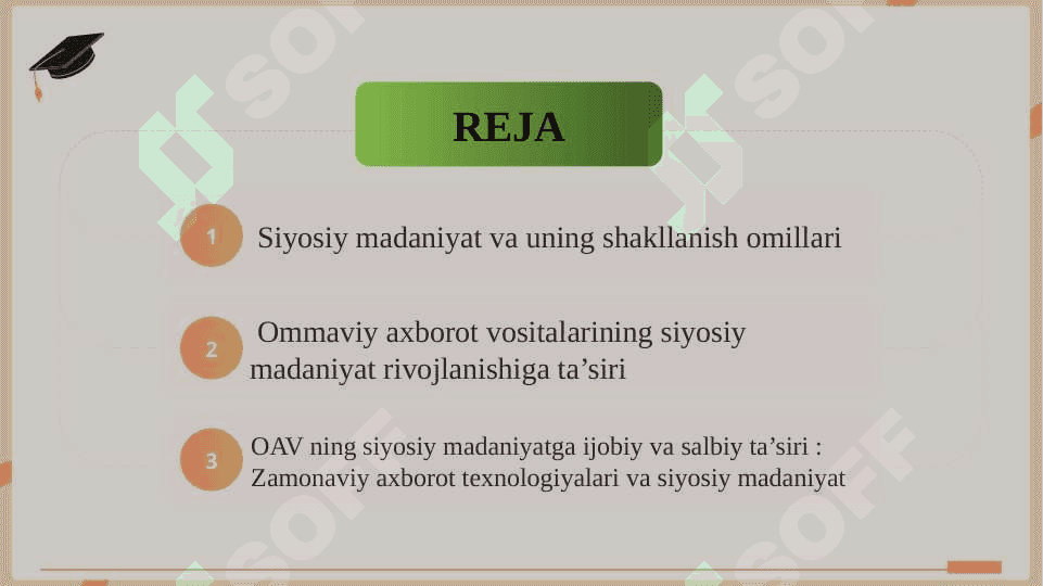 Siyosiy madaniyat rivojlanishida OAV roʻli 2