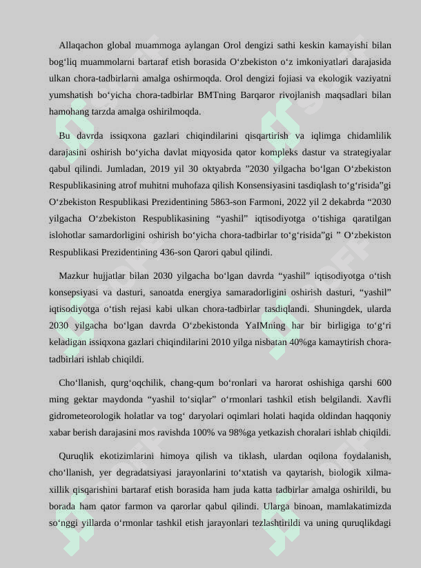 Orol hududi ekologik-geologik ma‘lumotlarni xaritalarda aks ettirish usuli 8