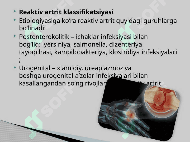 REAKTIV ARTRITLAR 5