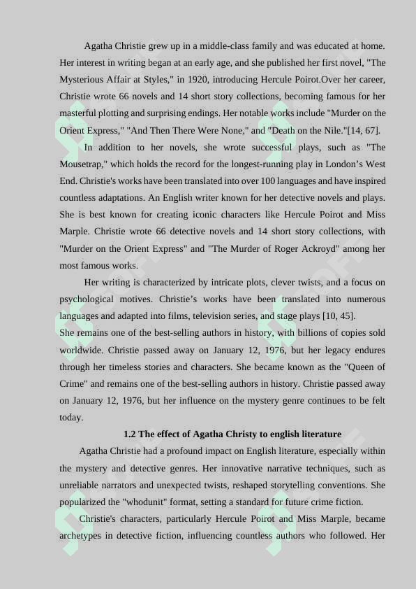 THE MOUSETRAP” BY AGATHA CHRISTY 7