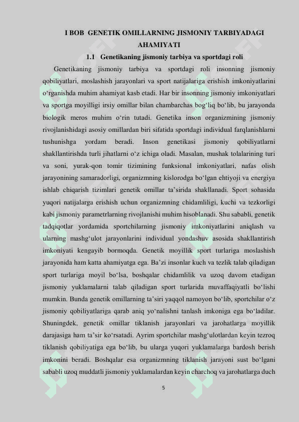 jismoniy tarbiya va sportda genetik omillarning roli 5