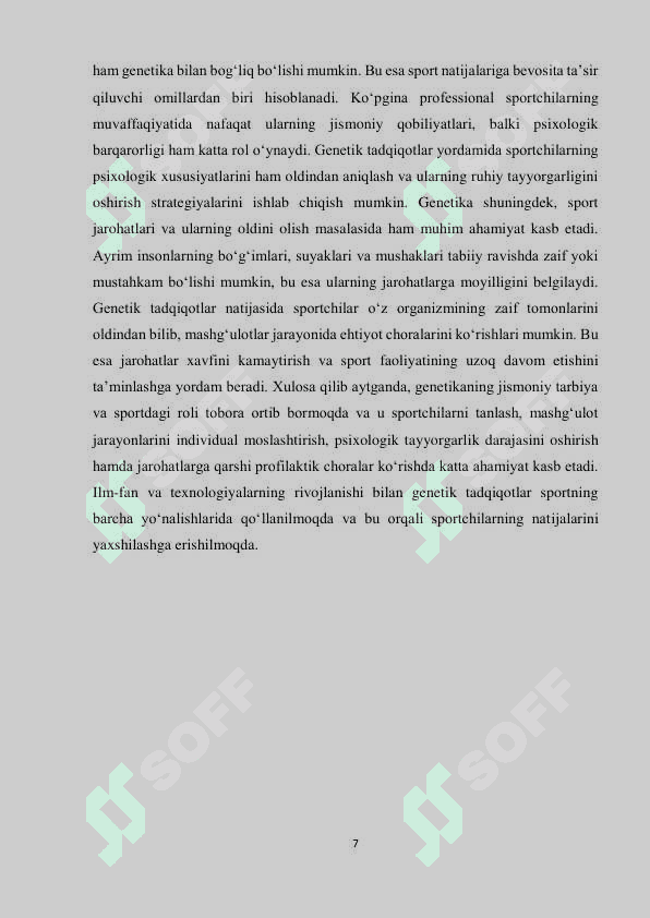 jismoniy tarbiya va sportda genetik omillarning roli 7