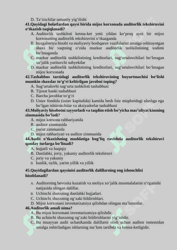 AUDIT FANIDAN TEST 8