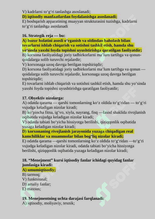 Menejment Amaliy fanlar 4