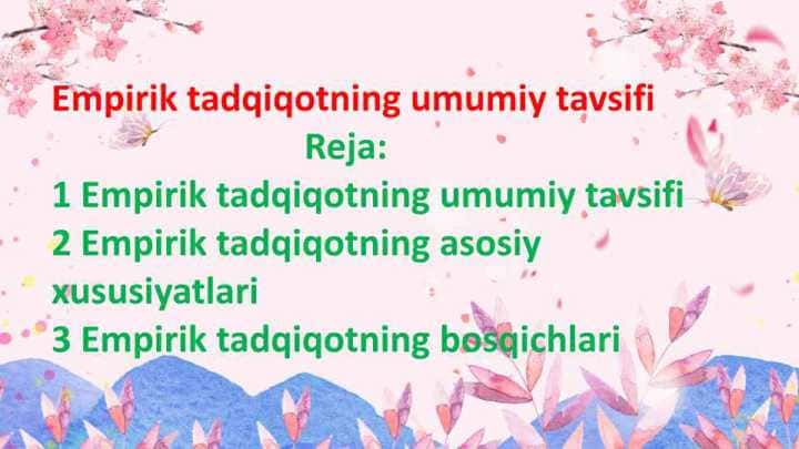 Eksperimental psixologiya mustaqil ish 1