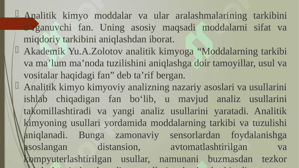 Analitik kimyo labaratoriyasi 3