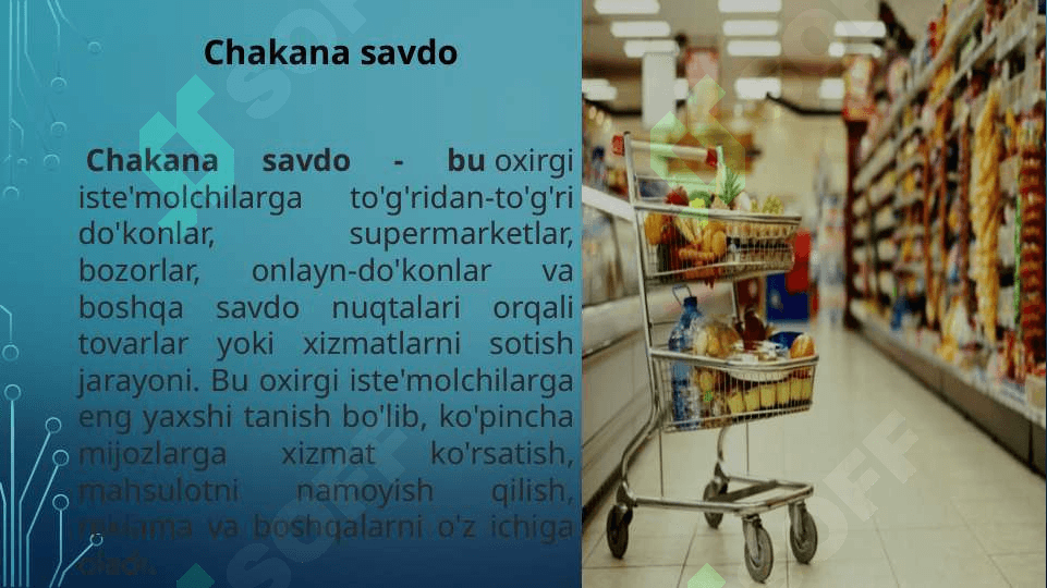 Chakana savdo turlari 2