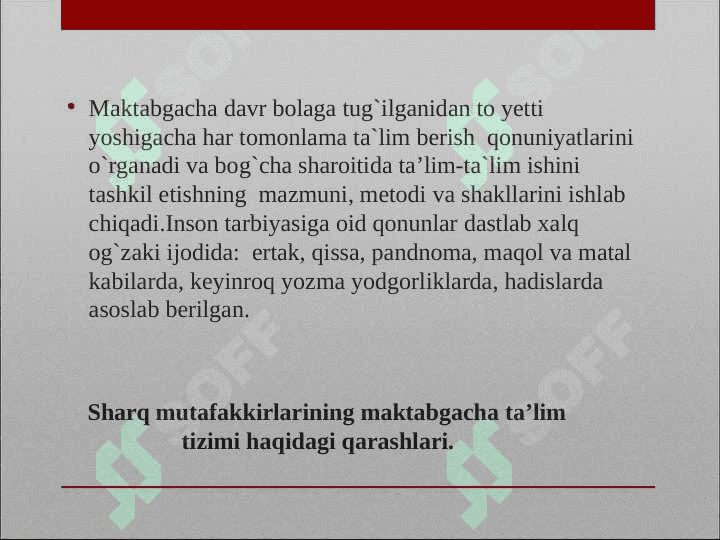 Ijtimoiy pedagogika rivojlanishining madaniy-tarixiy asoslari 2