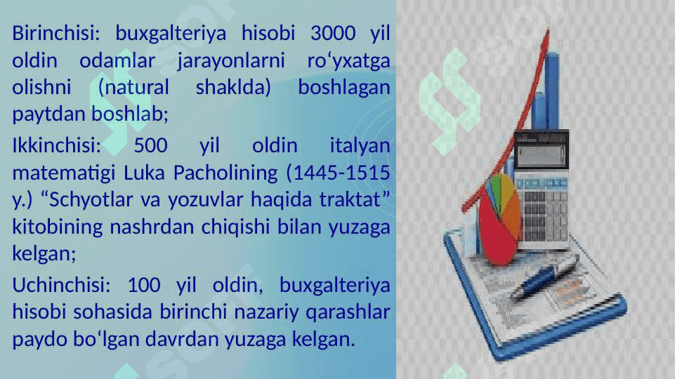 Korxona bugalteriyasi va uning shakllari 5