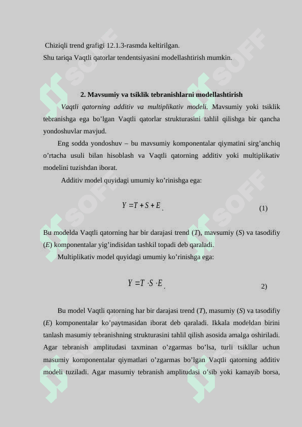 Vaqtli qatorlar yordamida tebranuvchanlikni modellashtirish va prognozlash 7