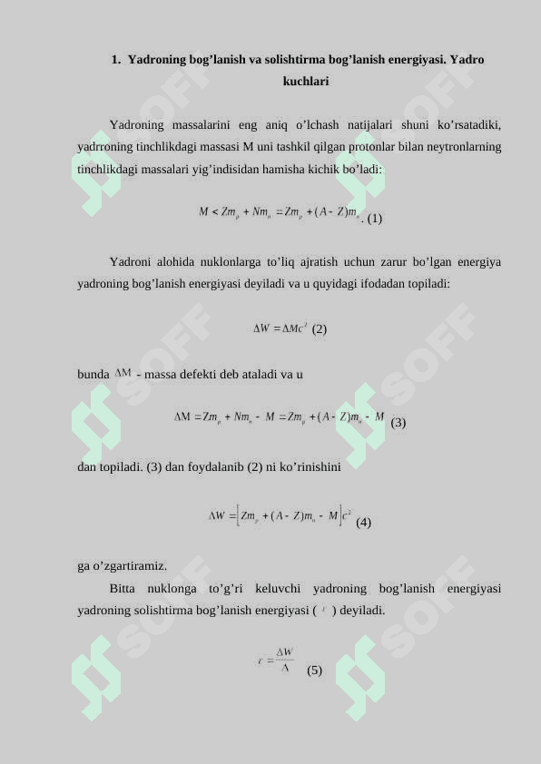 Yadroviy nurlanishlar va ularni qayd qilish usullari. Myassbauer effekti 2