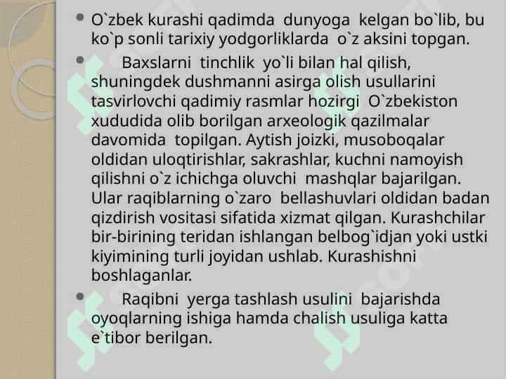 Milliy kurashning texnikasi va taktikasi 3