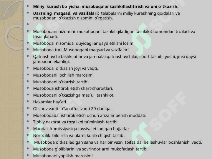 Milliy kurashning texnikasi va taktikasi 5