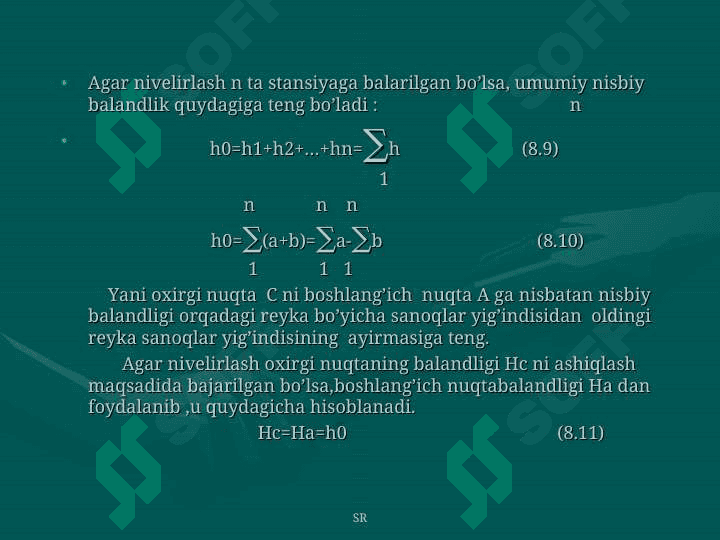 8 MAVZU Maydonni kvadratlarga bo`lib nivelirlash 2 7
