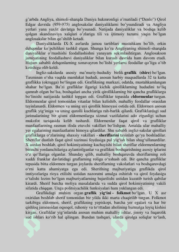 Ilk o’rta asrlarda Angliya va Germaniya 4