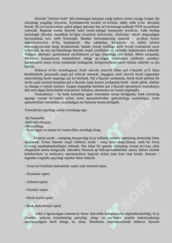 KORXONALAR FAOLIYATIDA ELEKTRON BIZNESDAN FOYDALANISH 3