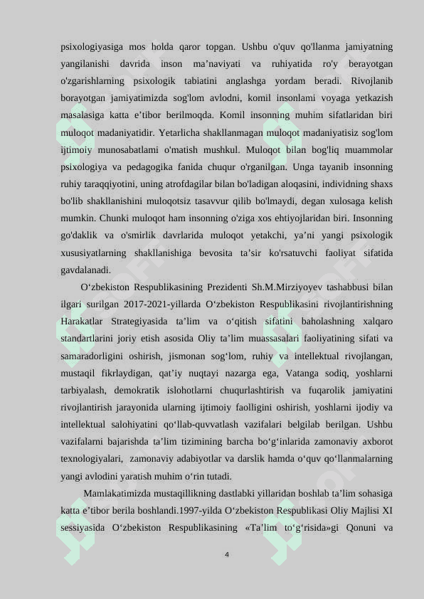 SINF RAHBARINING OILA VA JAMOATCHILIK BILAN HAMKORLIGINI TASHKIL QILISHNI TAKOMILLASHTIRISH. 3