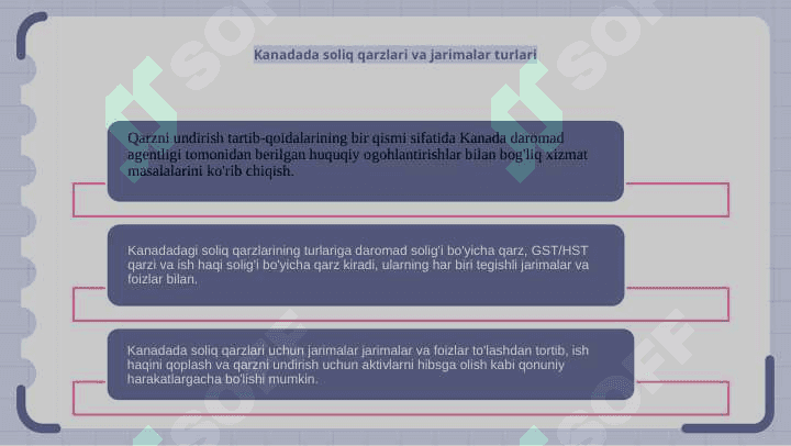 Kanada soliq qarzini undirish tartibi. pptx 4