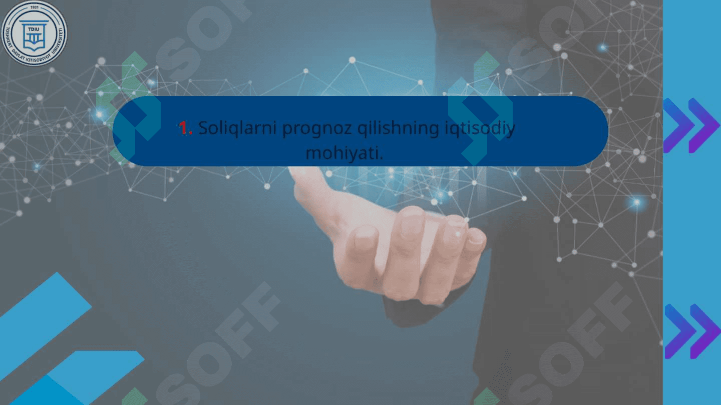 Soliq tushumlarini prognoz qilishning mohiyati,turlari,maqsadi,vazufalari va tamoyillari. 3