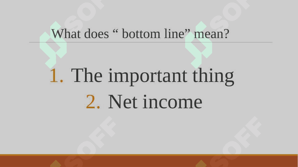 Income statements 6