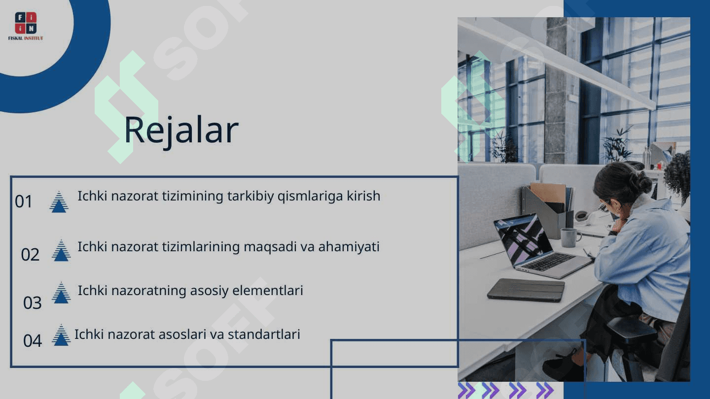 ICHKI NAZORAT TIZMINING KOMPONENTLARI 2