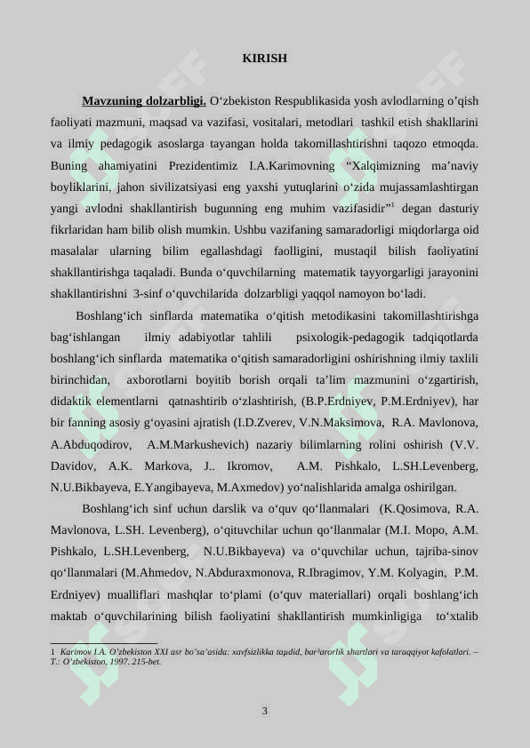 III 3- sinflarda miqdorlarni o’qitish metodikasi 3