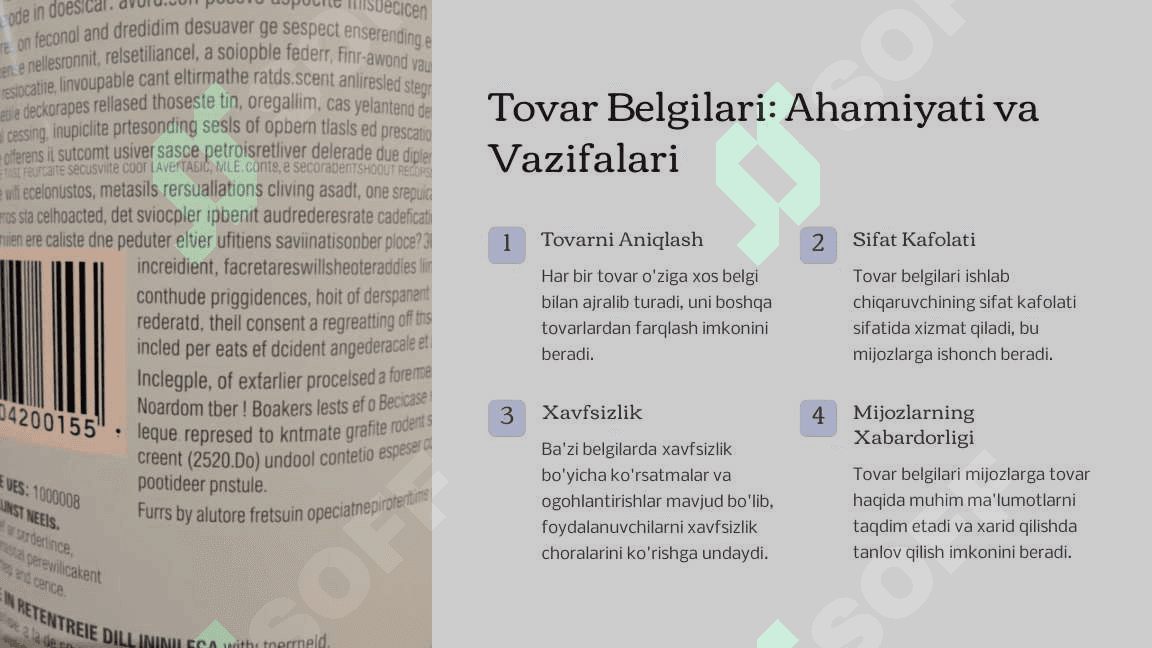 Logistika Tizimida Tovar Belgilari va Sertifikatlash 2