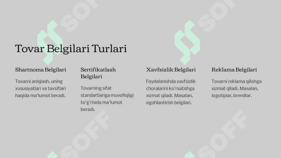 Logistika Tizimida Tovar Belgilari va Sertifikatlash 3