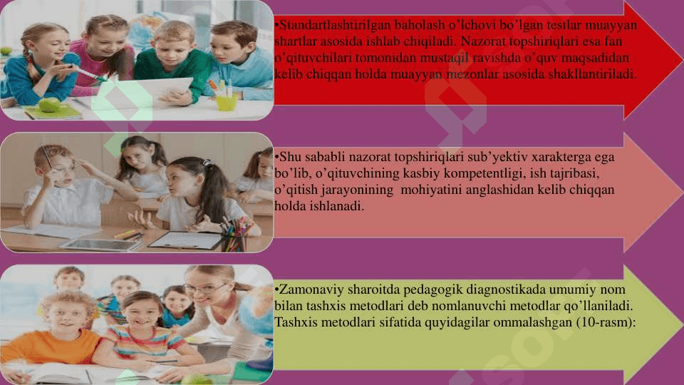 TARBIYA DIAGNOSTIKASIDA  TEST METODLARI 6
