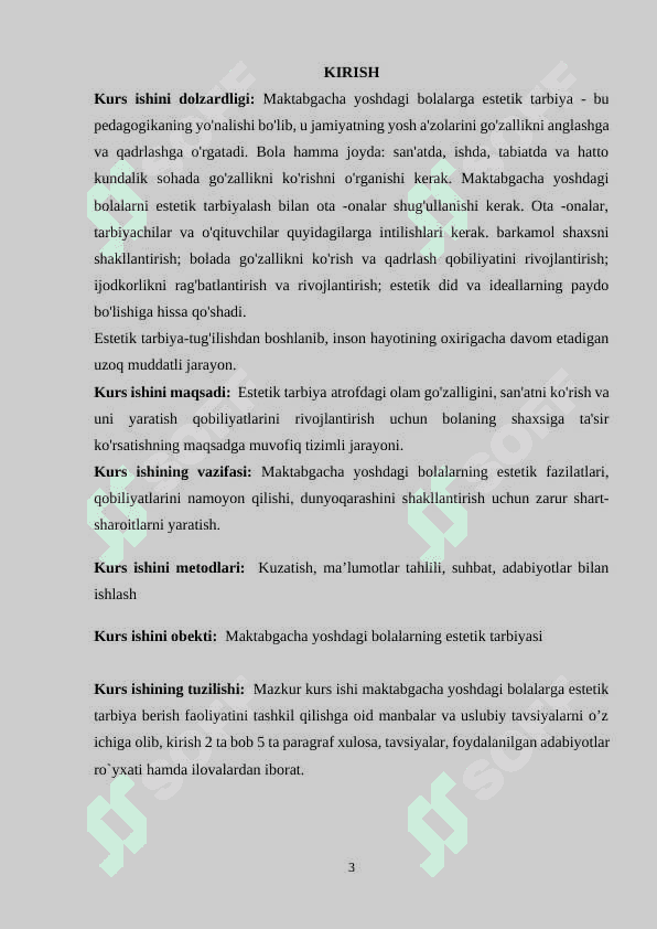 Maktabgacha yoshdagi bolalarga estetik tarbiya berish mazmuni 3