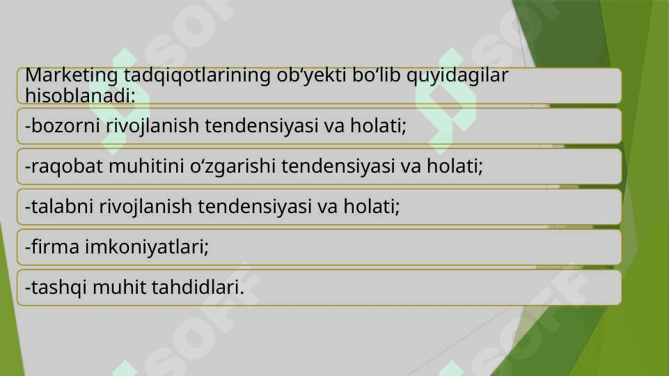 Marketing tadqiqotlari va axborotlar tizimi 4